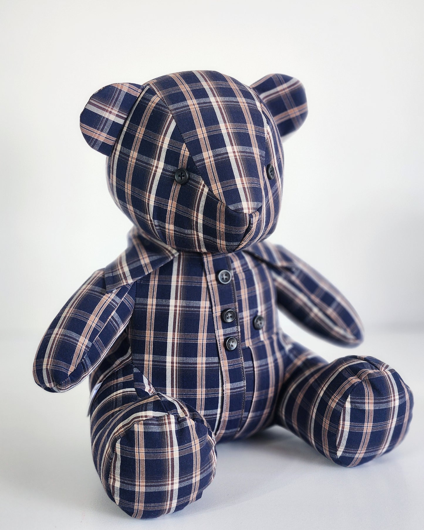 Melody Bear- Collar, Pocket & Buttons