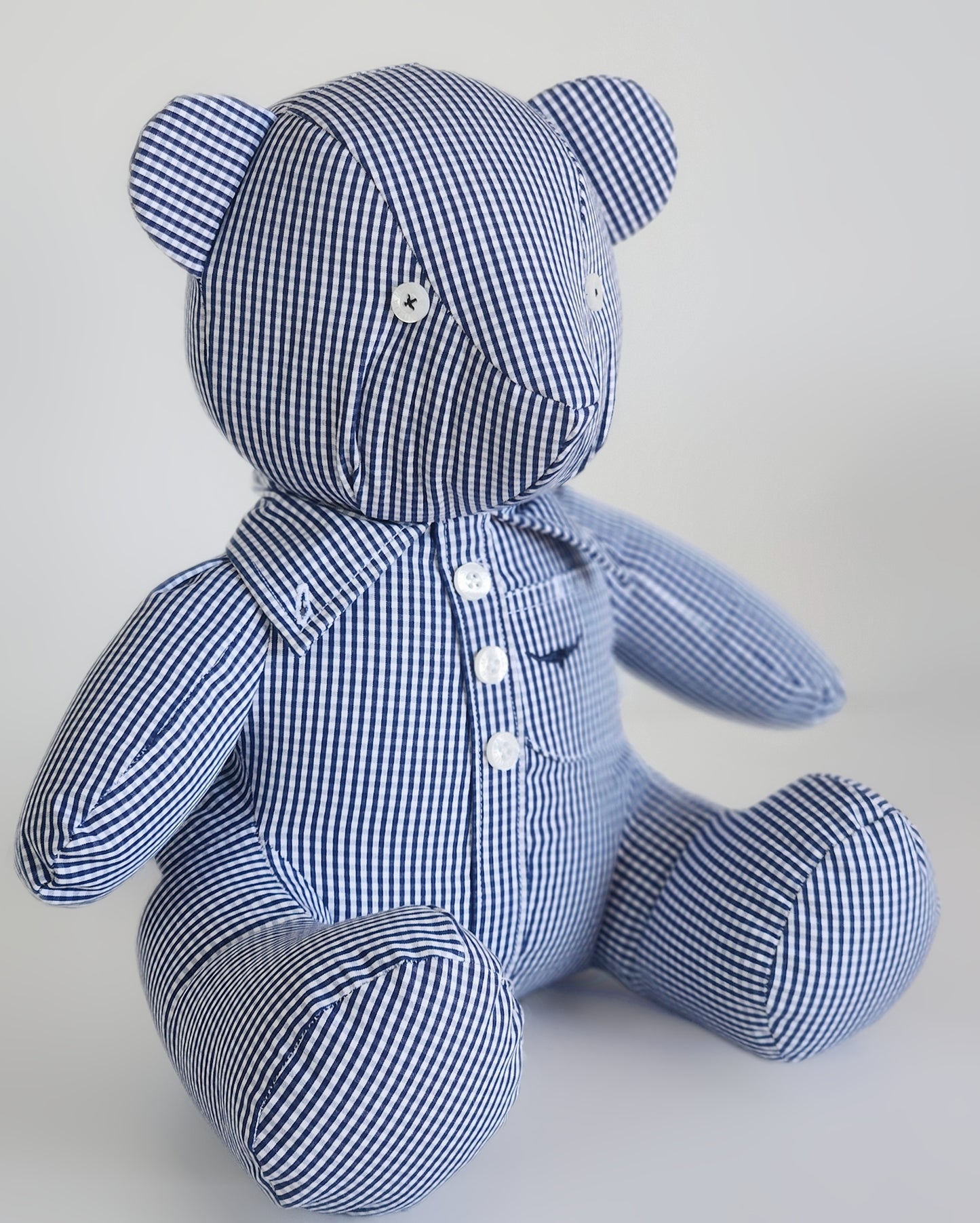 Melody Bear- Collar, Pocket & Buttons