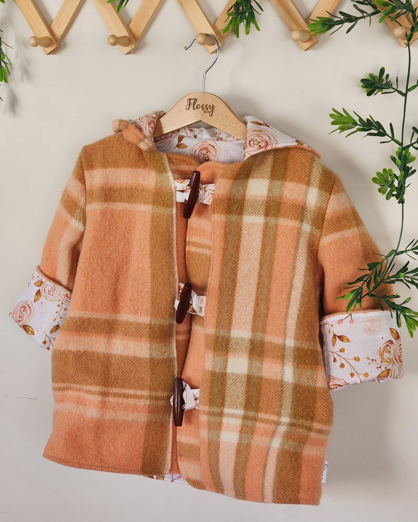 Kids Vintage Wool Coat: Small
