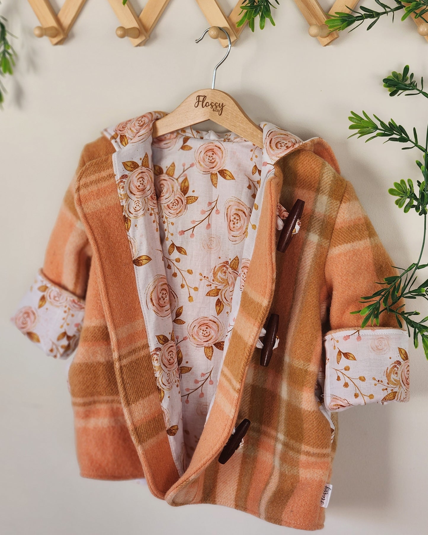 Kids Vintage Wool Coat: Small