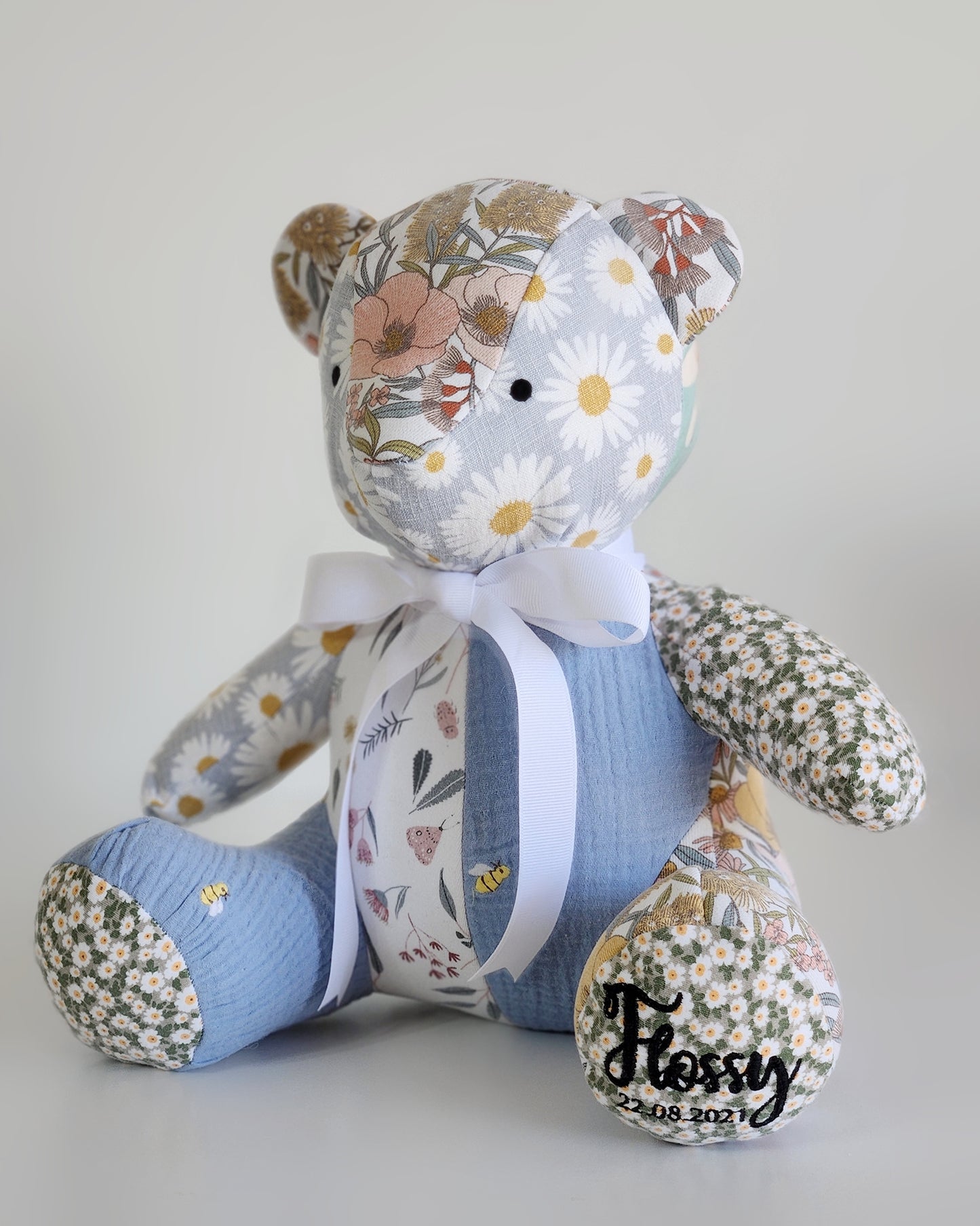 Baby Girl Melody Bear- Baby Clothes Keepsake