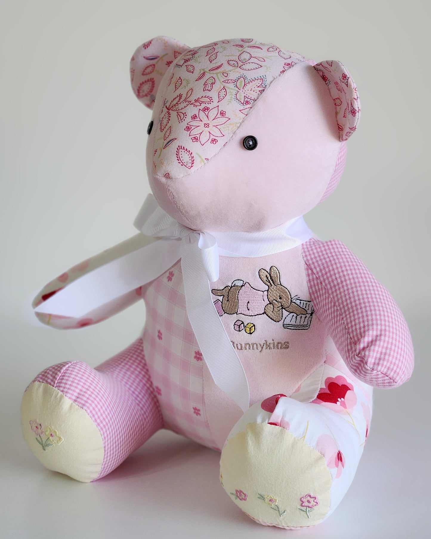 Baby Girl Melody Bear- Baby Clothes Keepsake