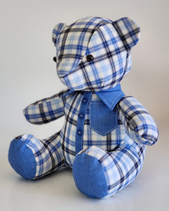 Melody Bear- Collar, Pocket & Buttons