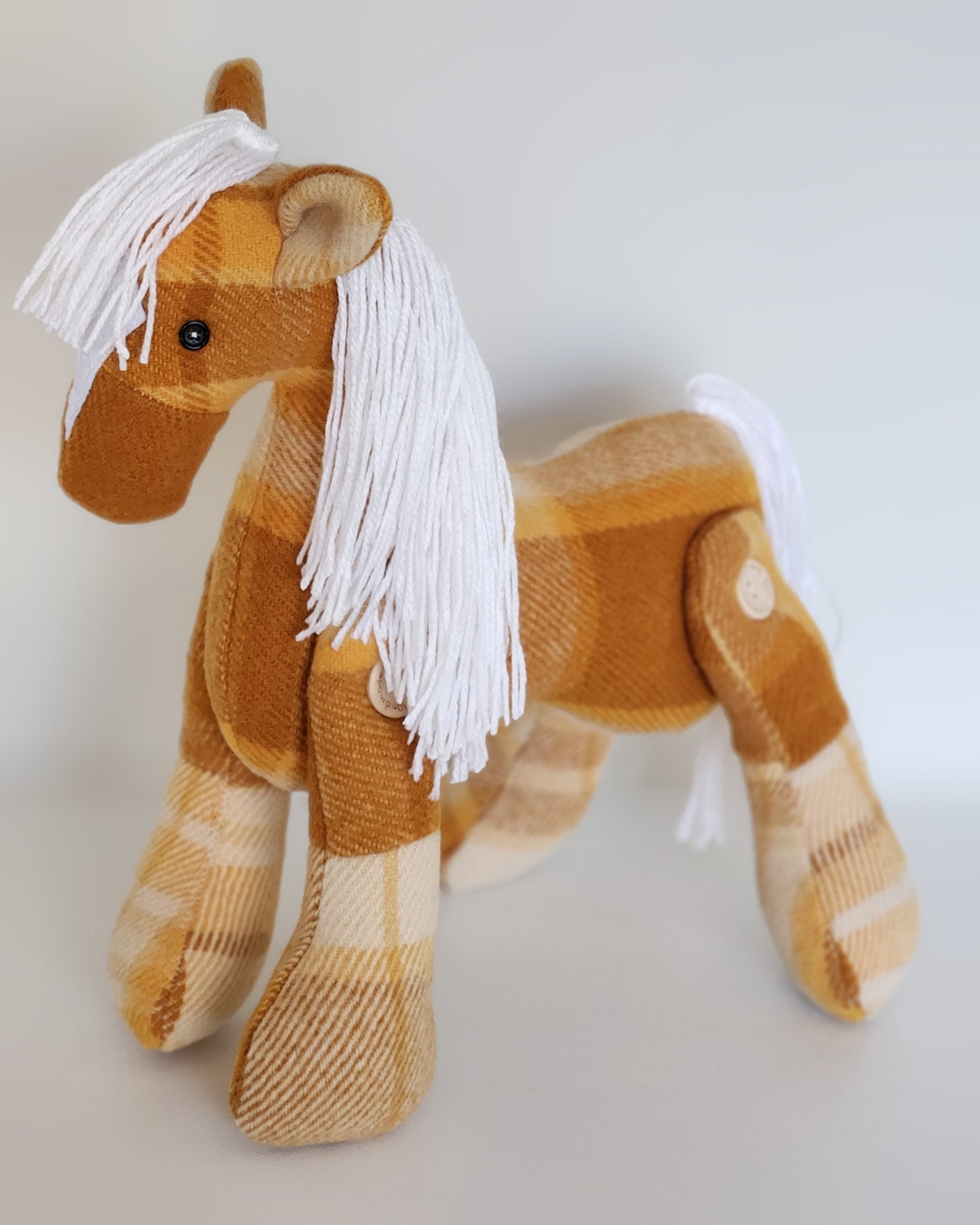 Vintage Wool Horse- Peter