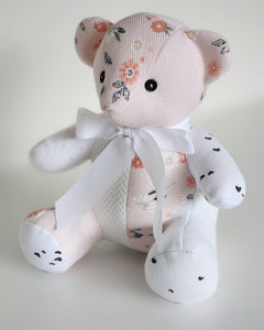 NEW Mini Melody Bear- Baby Clothes Keepsake