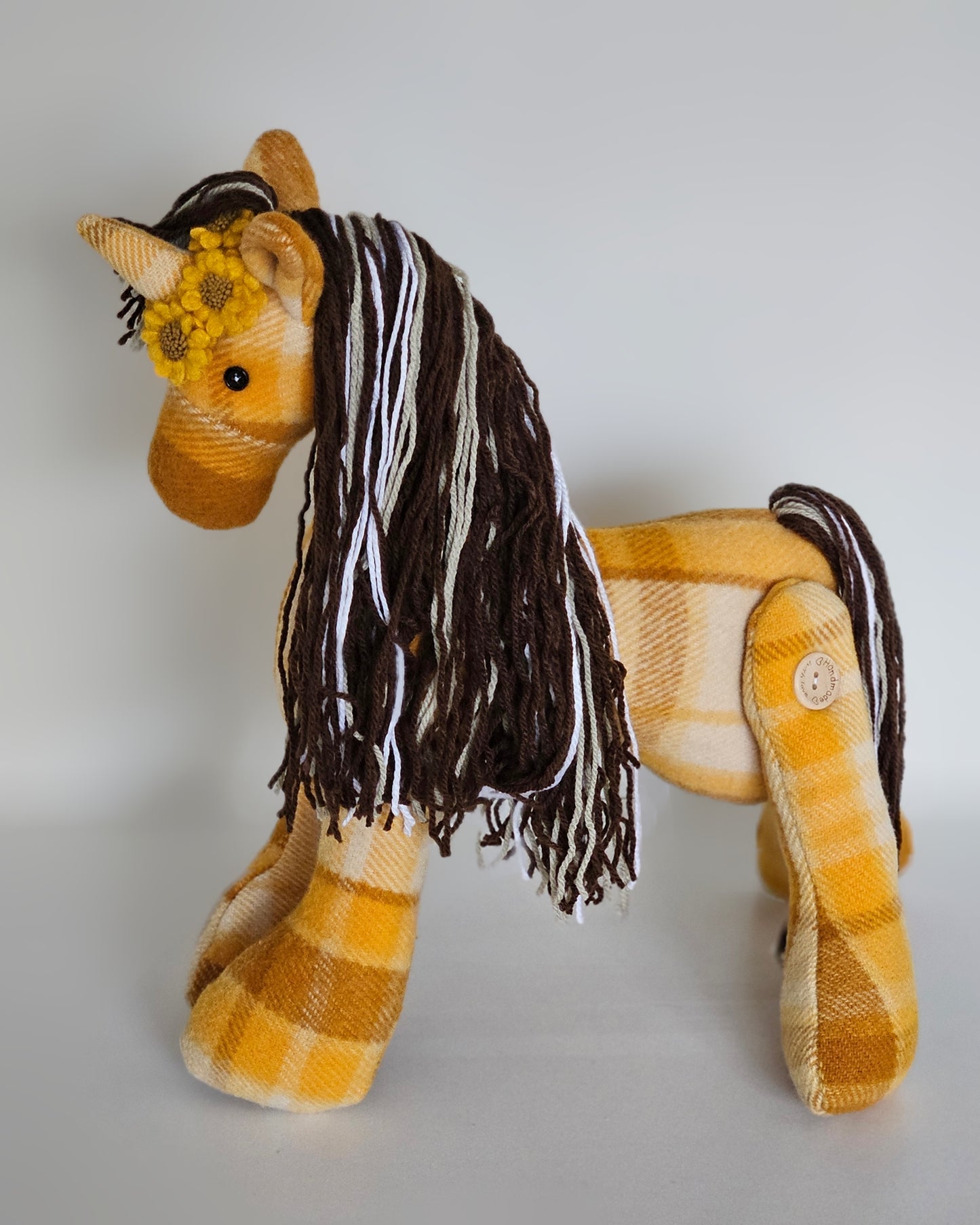 Vintage Wool Unicorn- Sunnie