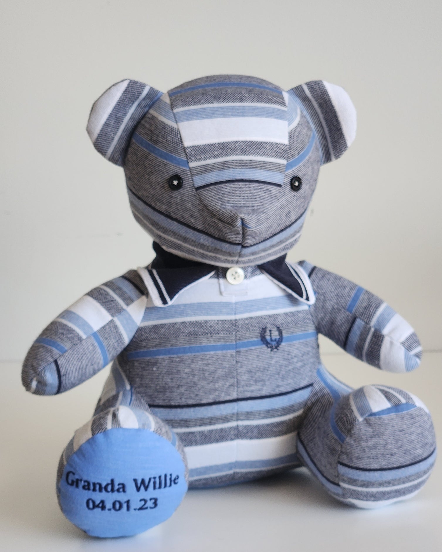 Custom Memory Bear – Frankie's Runway