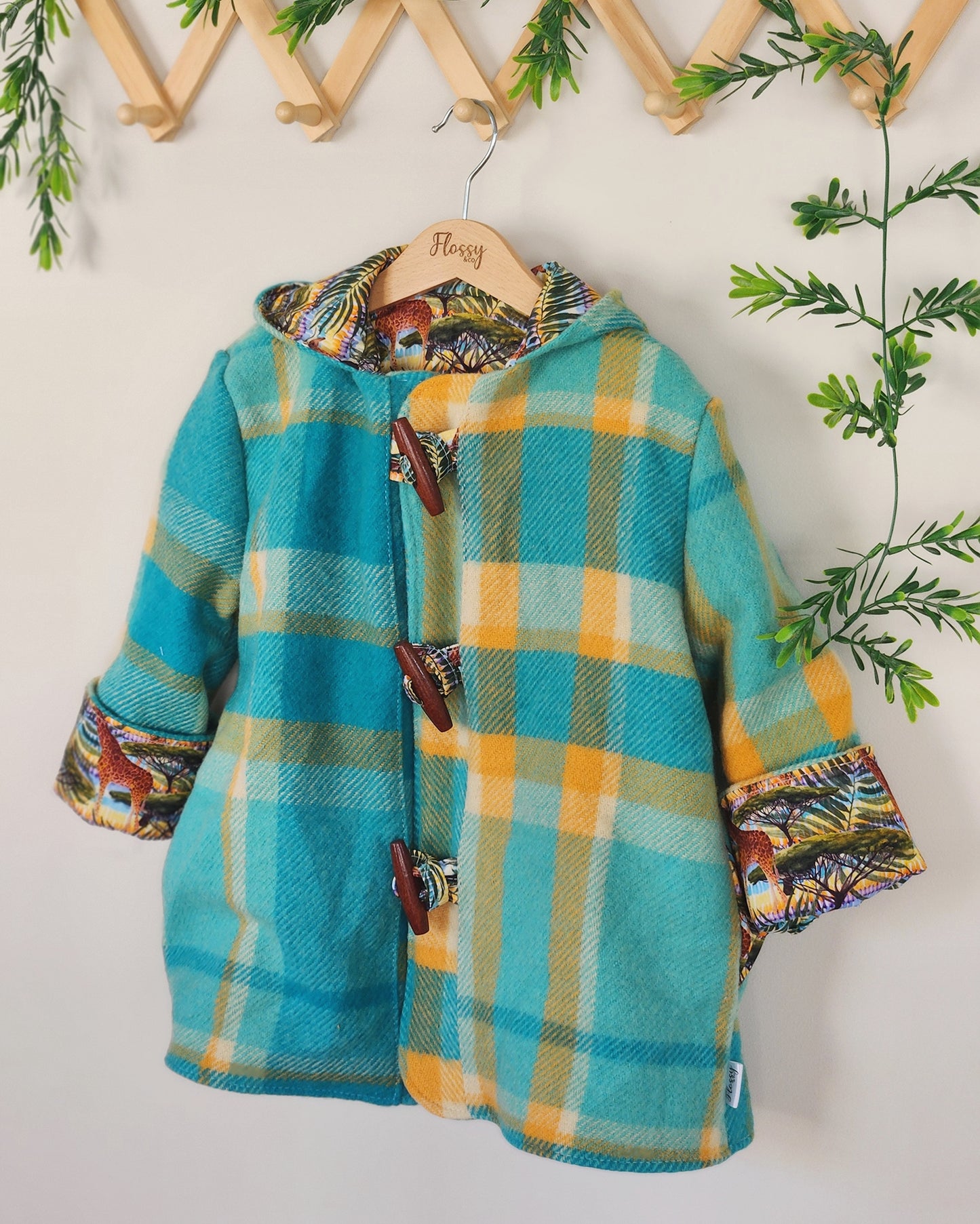 Kids Vintage Wool Coat: Medium