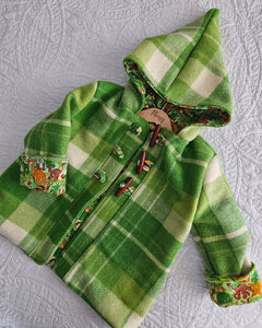 Kids Vintage Wool Coat: 3-4years