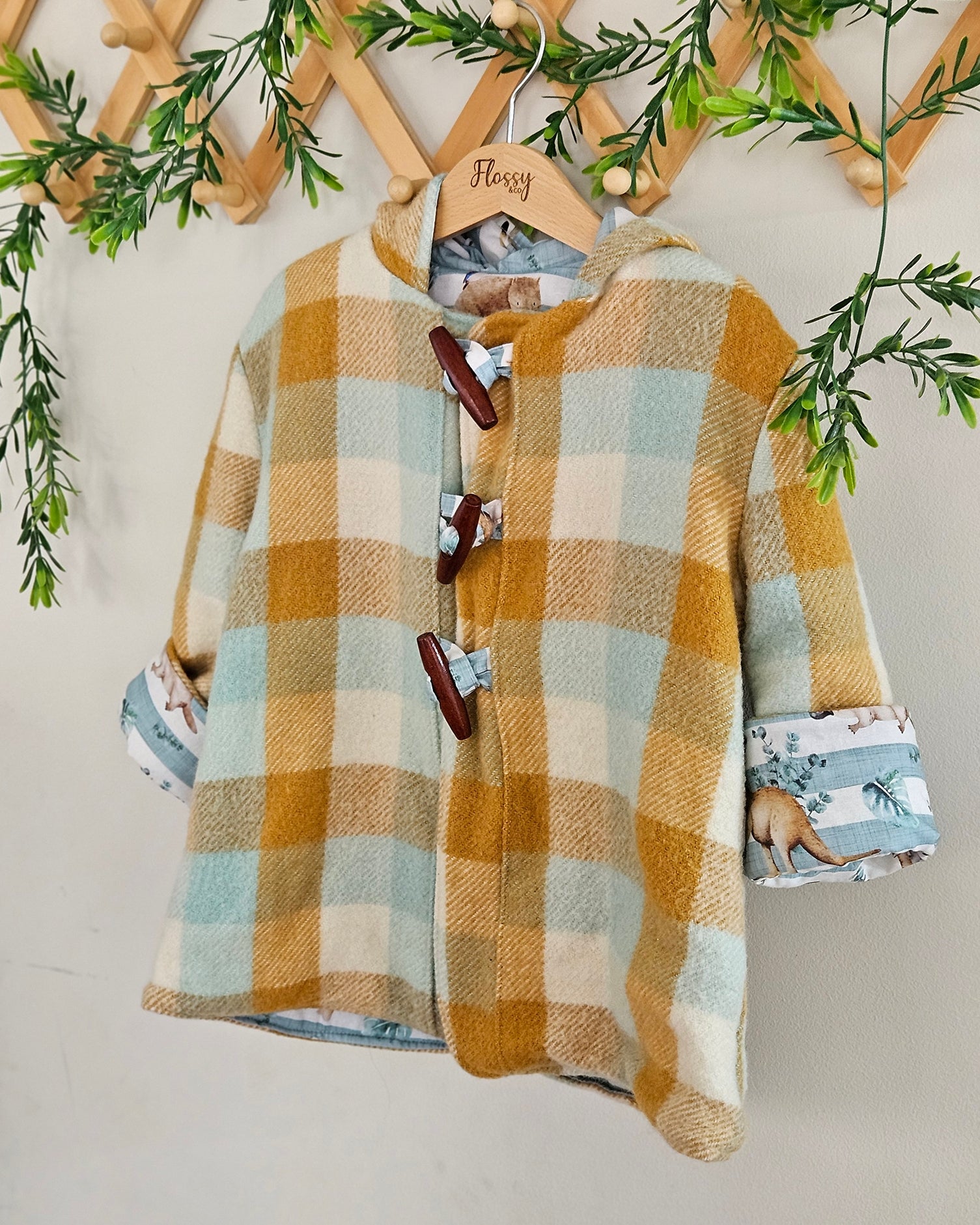 Kids Vintage Wool Coat: 1-2years