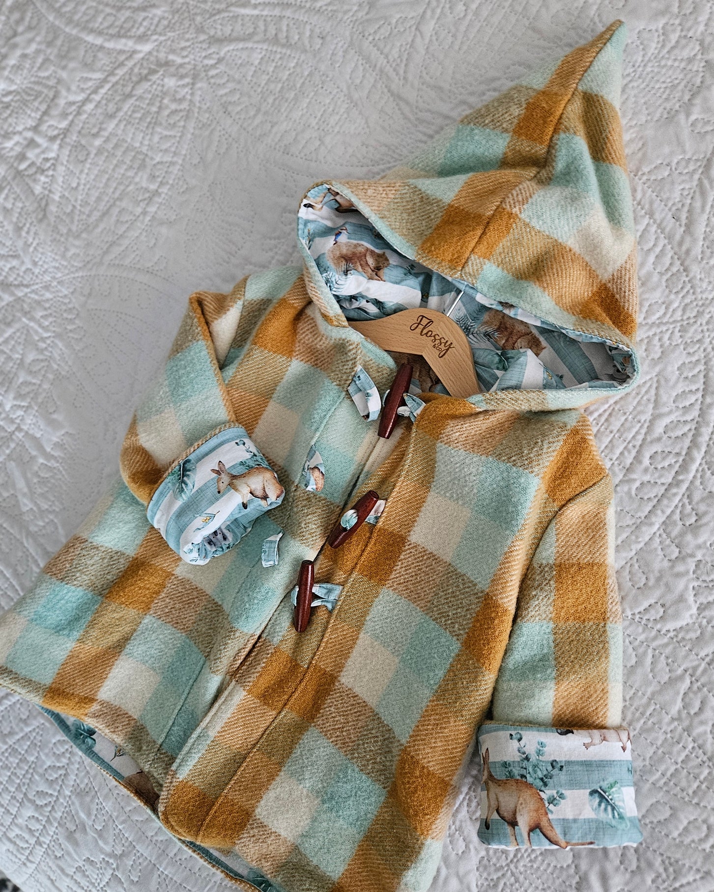 Kids Vintage Wool Coat: 1-2years