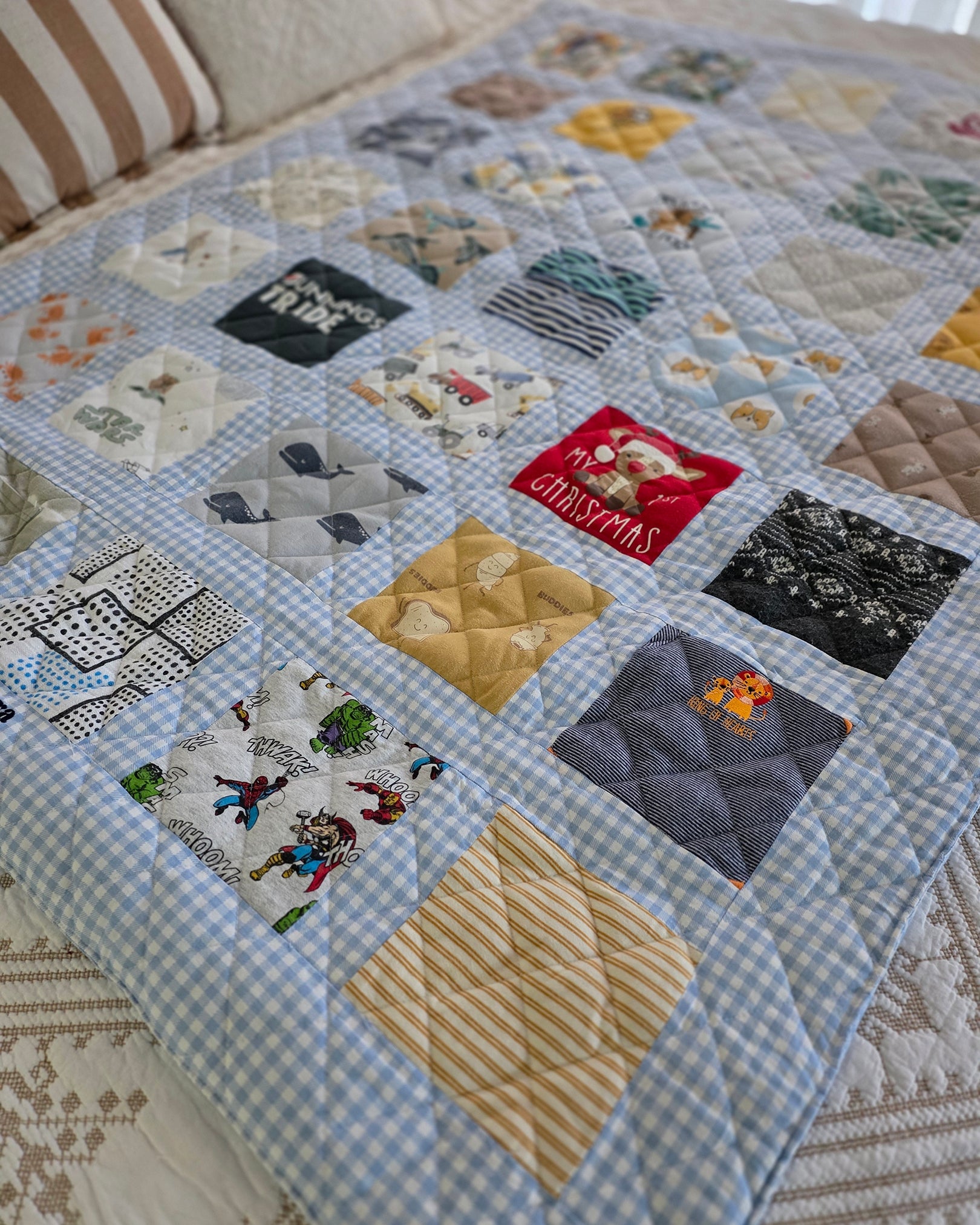 Handmade Memory Cot Quilt