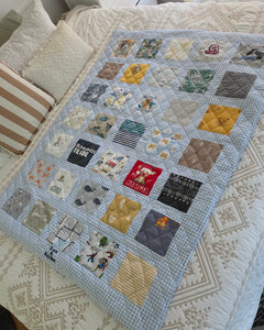 Handmade Memory Cot Quilt