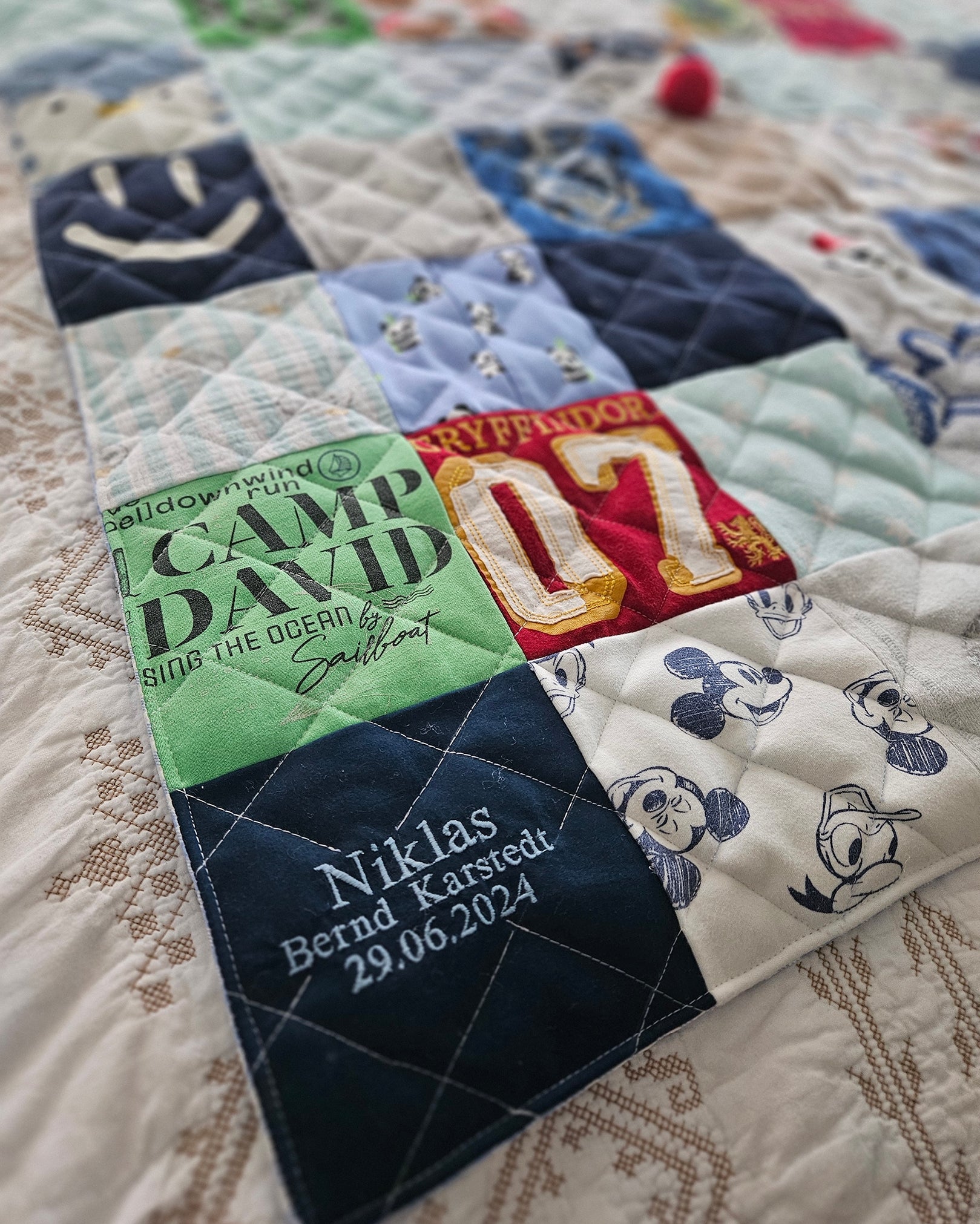 Handmade Memory Keepsake Quilt