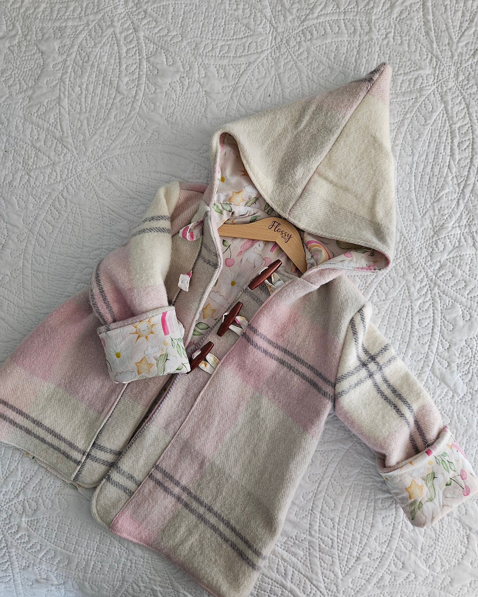 Kids Vintage Wool Coat: 3-4years
