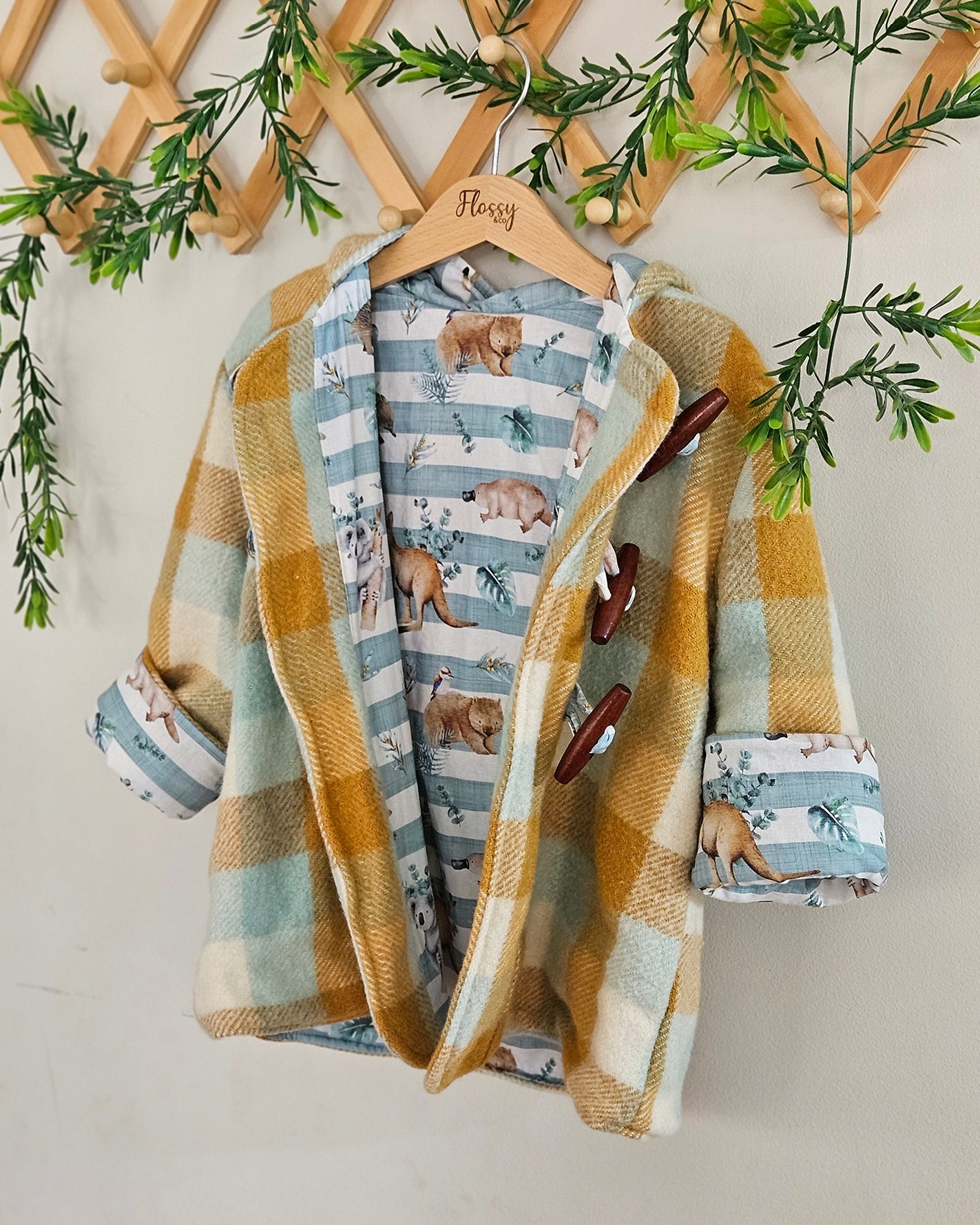 Kids Vintage Wool Coat: 1-2years